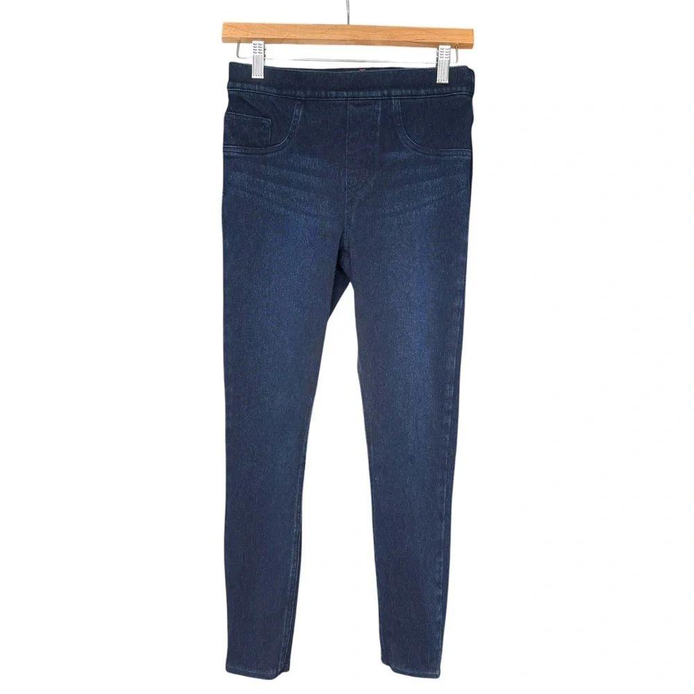 Spanx Jean-ish® Ankle Leggings Blue Denim Women's Small